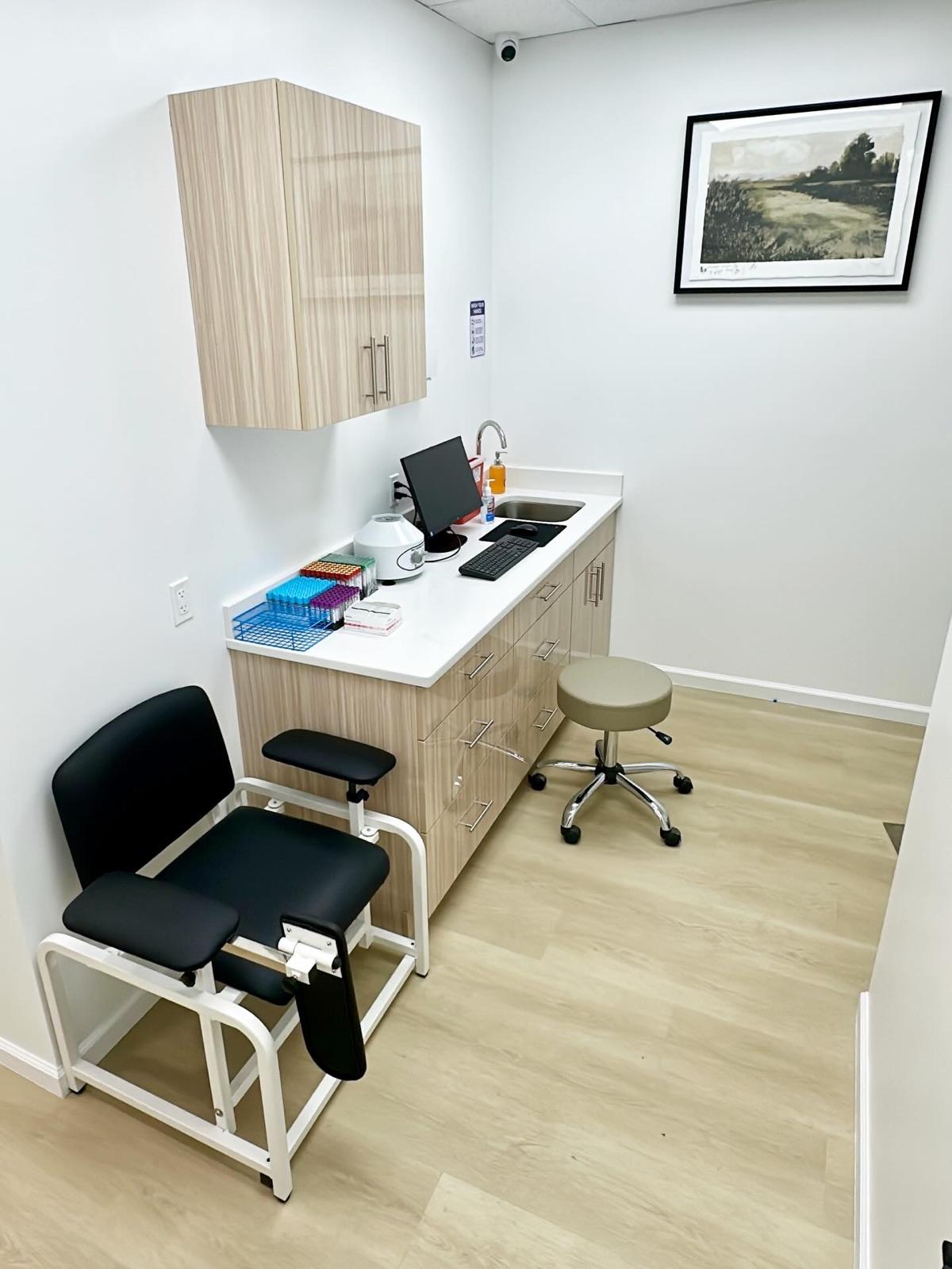 Reception area of One Stop Health
